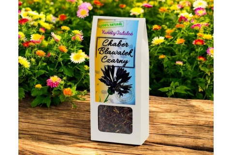 Kwiaty Jadalne CHABER BŁAWATEK CZARNY (10g) Na Prezent